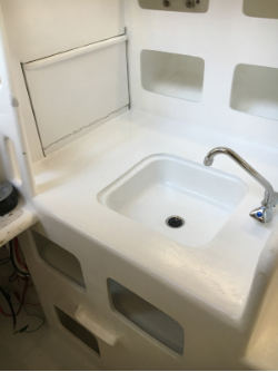 Painted sink